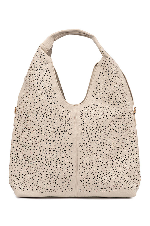 Sac à main en dentelle couleur ivoire