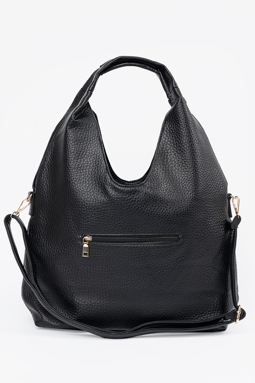 Zwarte gehaakte dames handtas