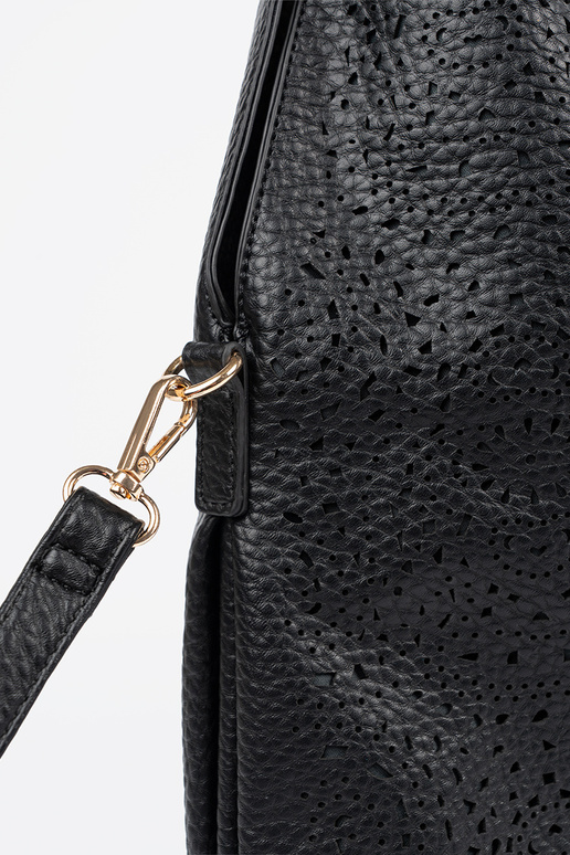 Sac à main en dentelle noire