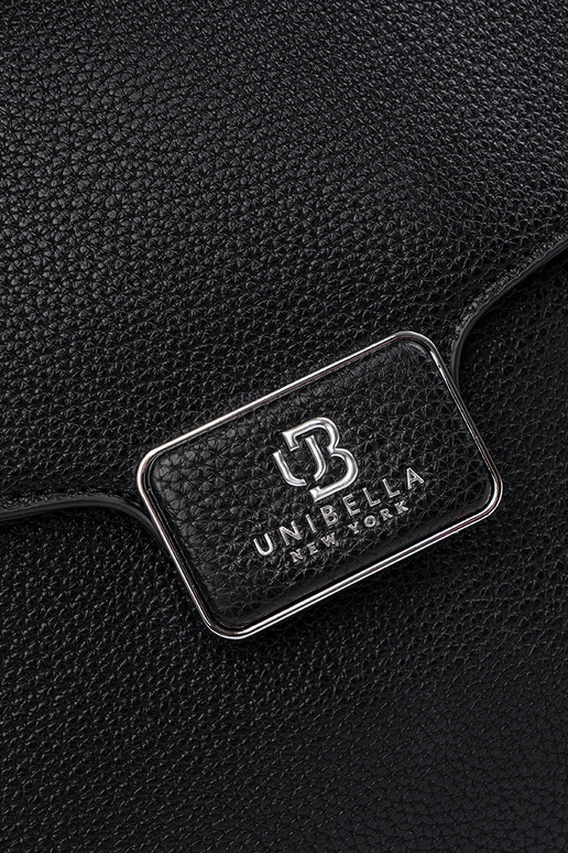 Zwarte handtas met handvat