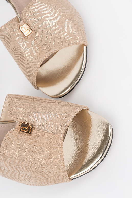 Sandales pour femmes sable à talon haut