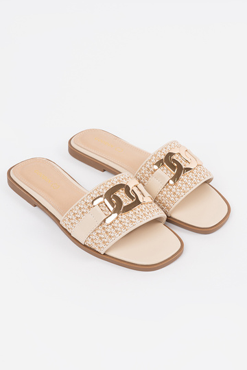 Chaussons couleur sable... 2