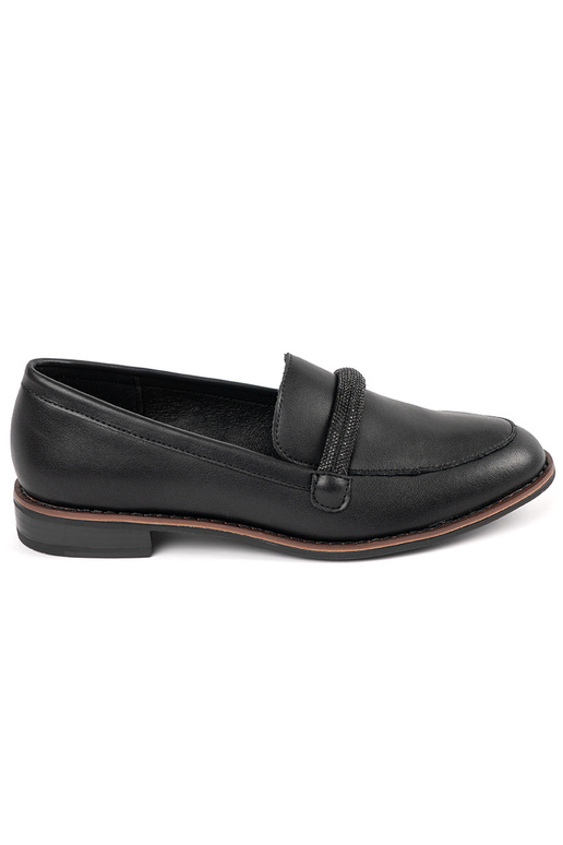 Zwarte dames mocassins met leren... Zwarte dames mocassins met leren...