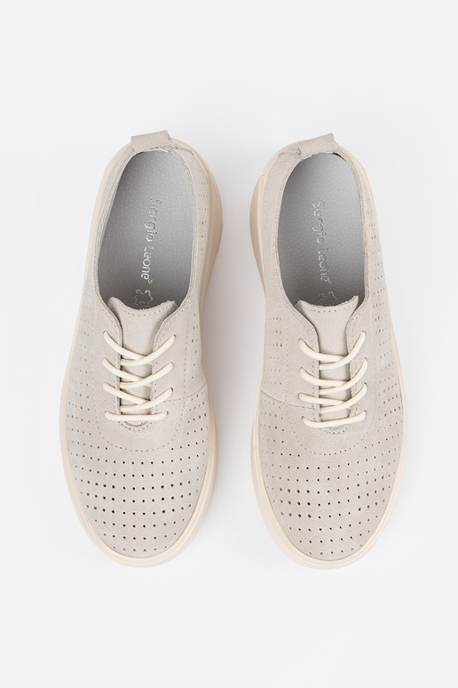 Bottines ajourées en cuir pour femmes... Bottines ajourées en cuir pour femmes...