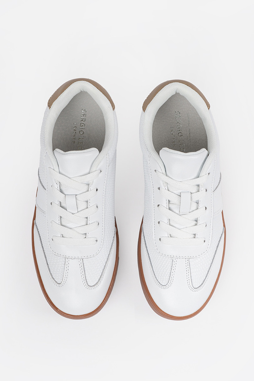 Witte suède dames sneakers Sergio Leone Witte suède dames sneakers Sergio Leone