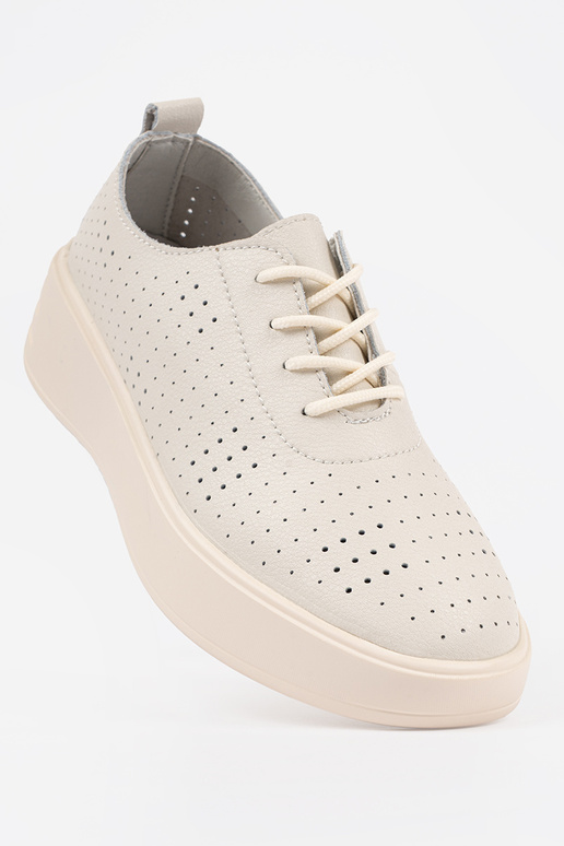 Chaussures à mi-hauteur en cuir bleu...