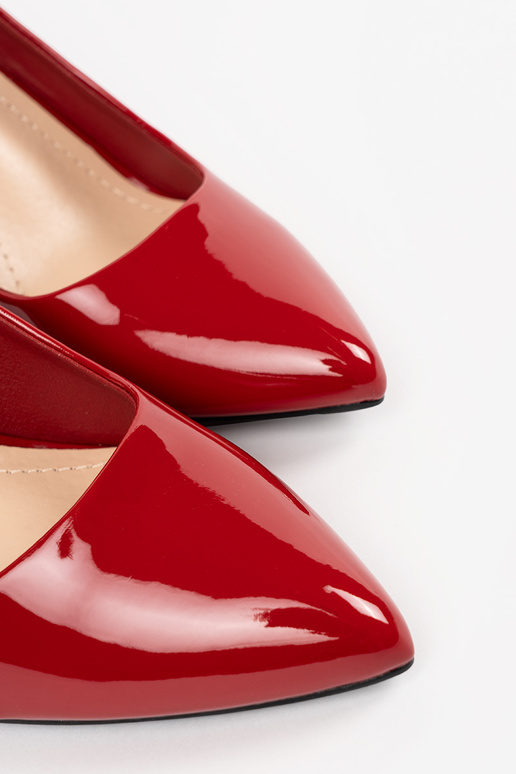 Rote Leder-Pumps für Damen Sergio Leone