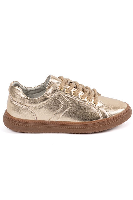 Gouden leren dames sneakers Sergio Leone Gouden leren dames sneakers Sergio Leone