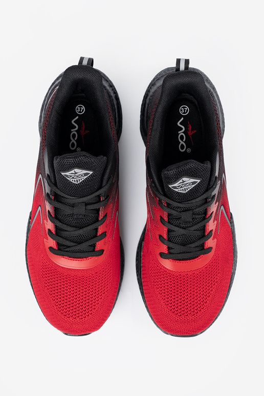 Noir et-Rouge chaussures de sport Noir et-Rouge chaussures de sport