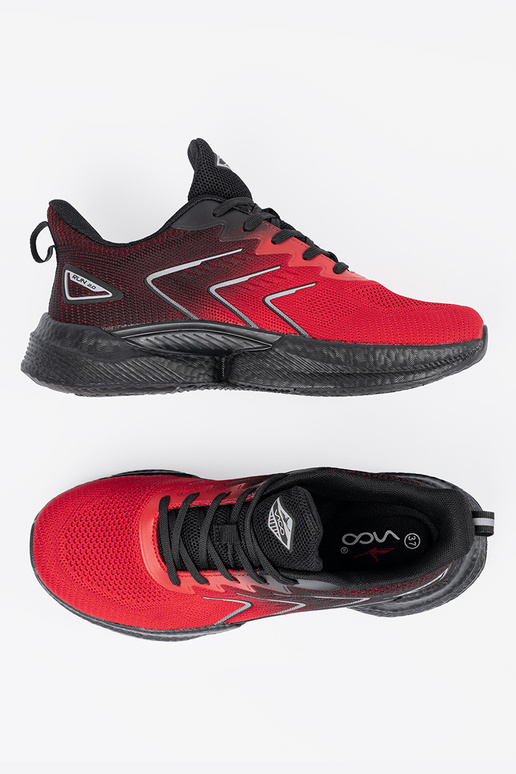 Noir et-Rouge chaussures de sport Noir et-Rouge chaussures de sport