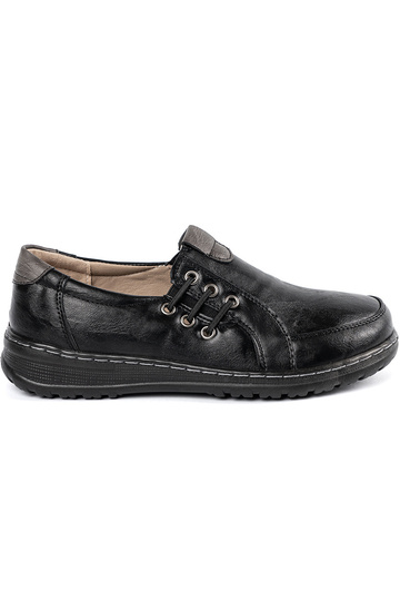 Schwarze Damen Halbstiefel...