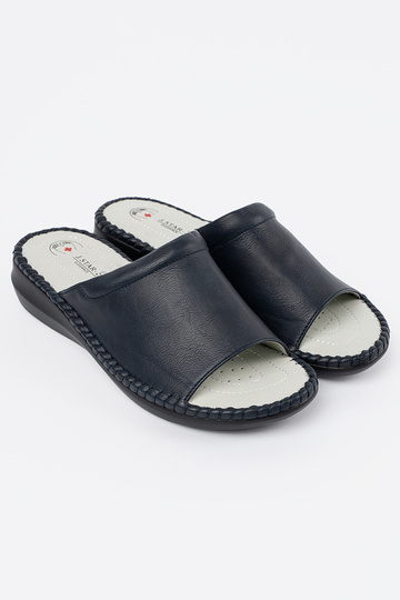 Dames slippers met leren... 2