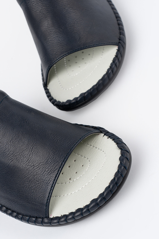 Damen Pantoletten mit Leder-Einlagen... Damen Pantoletten mit Leder-Einlagen...