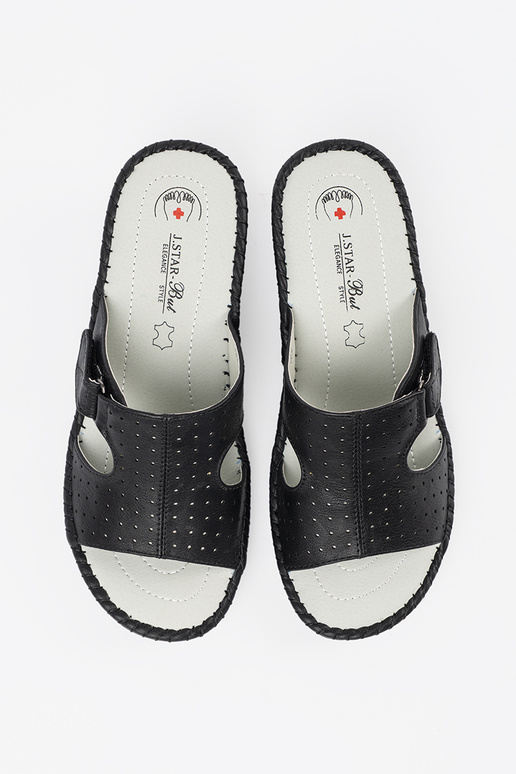 Pantoufles sur plateforme avec...