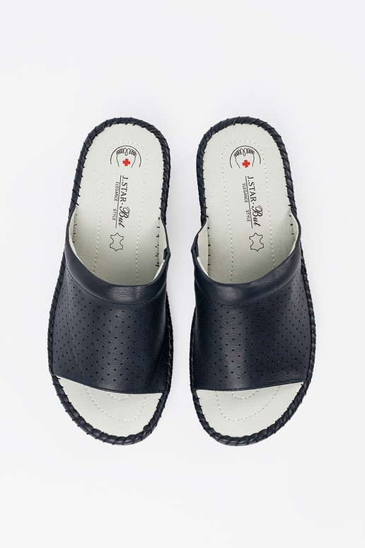 Chaussons avec inserts en cuir de...