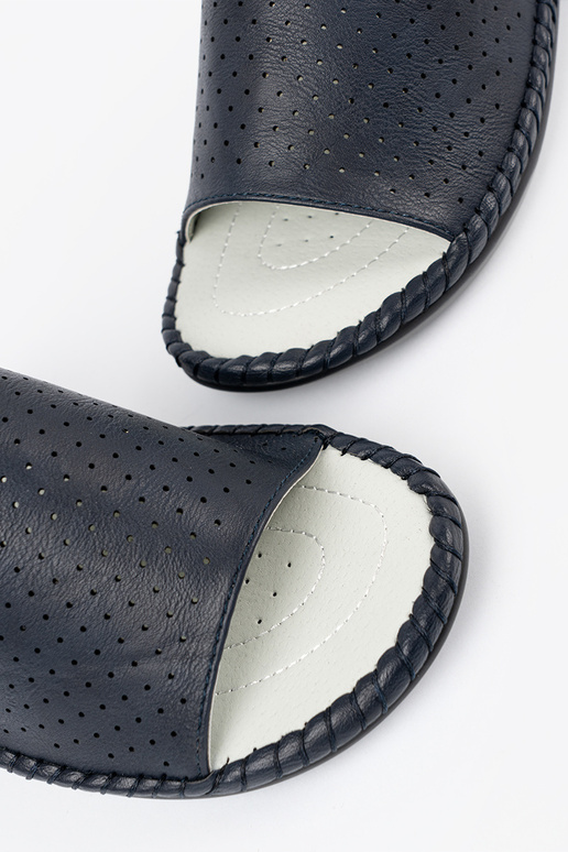 Chaussons avec inserts en cuir de...