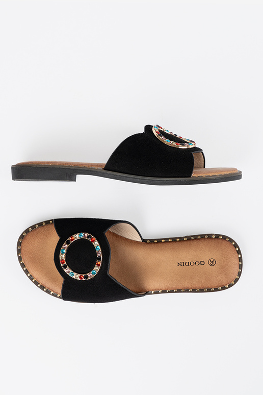 Chaussons pour femmes avec boucles et...