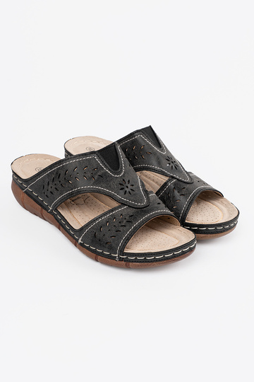 Hausschuhe mit Plateau in... 2