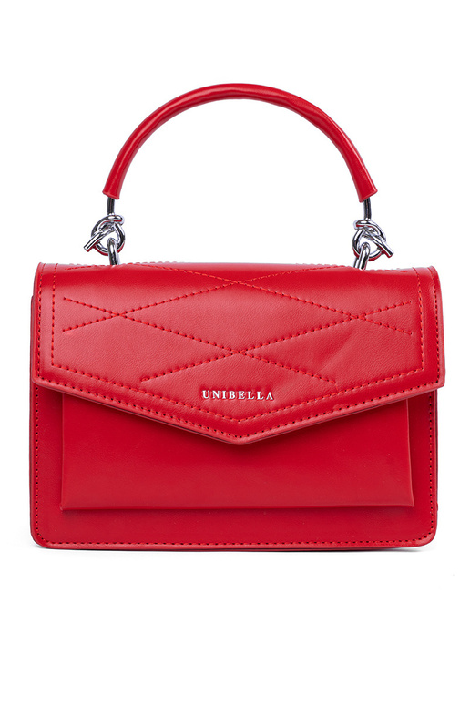 Rote kleine elegante Handtasche mit...