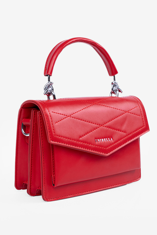 Rote kleine elegante Handtasche mit...