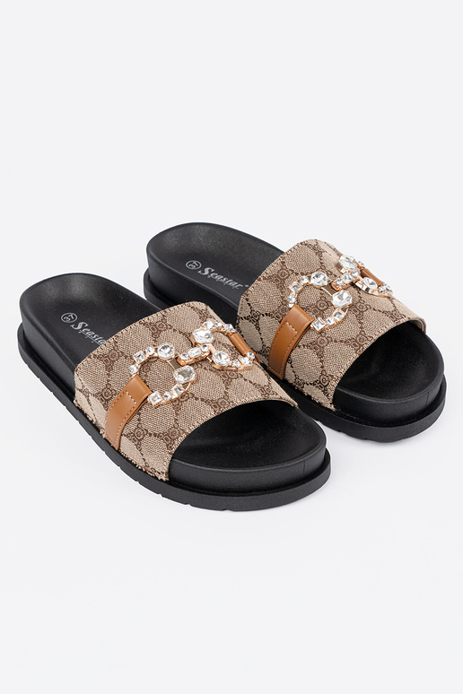 ZInart en-bruine kleur slippers ze... ZInart en-bruine kleur slippers ze...