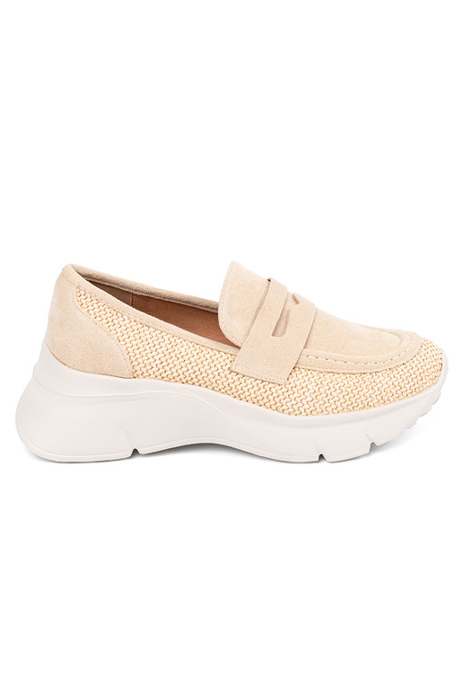 couleur ivoire demi-chaussures sur... couleur ivoire demi-chaussures sur...