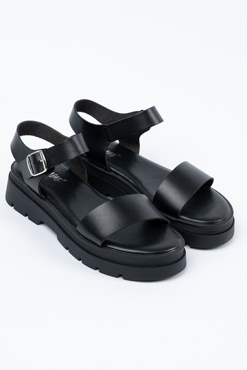 Zwarte dames sandalen met... 2