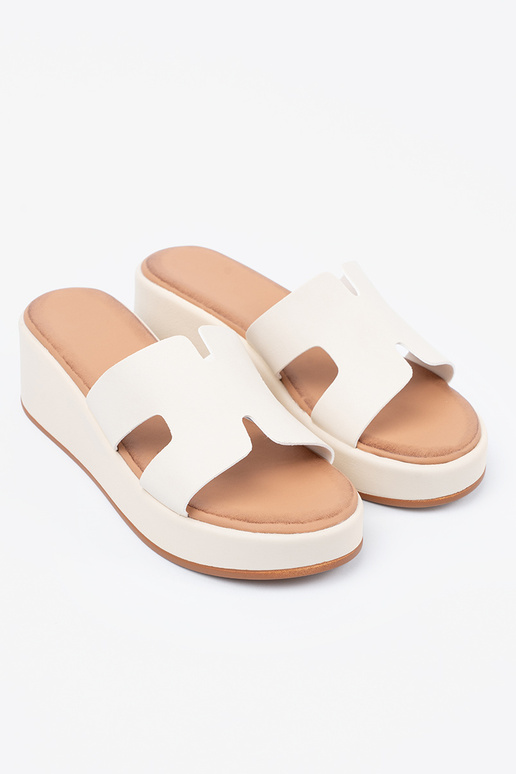 Mules beige vif pour femmes avec...