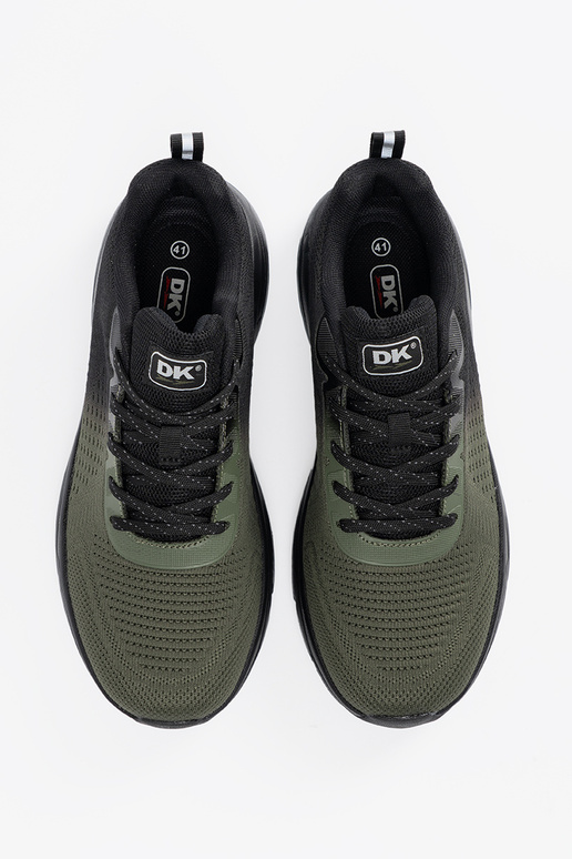 Donkergroene herensportschoenen