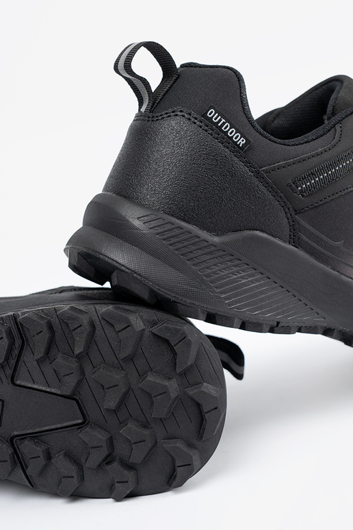 Zwarte lichte herensportschoenen