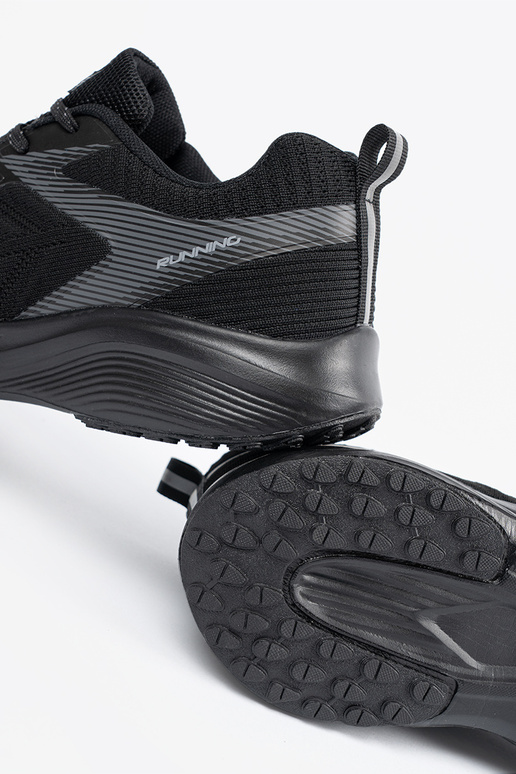 Zwarte lichte herensport schoenen