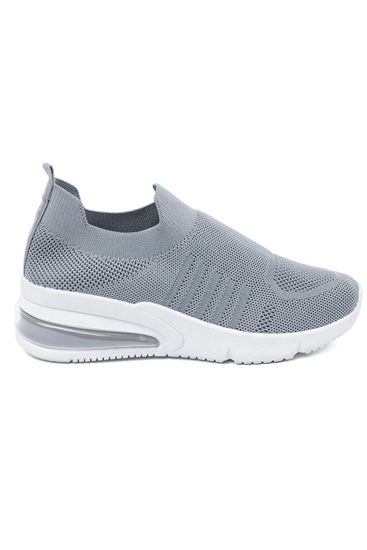Baskets sport grises avec fermeture Baskets sport grises avec fermeture