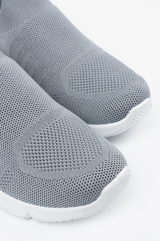 Baskets sport grises avec fermeture Baskets sport grises avec fermeture