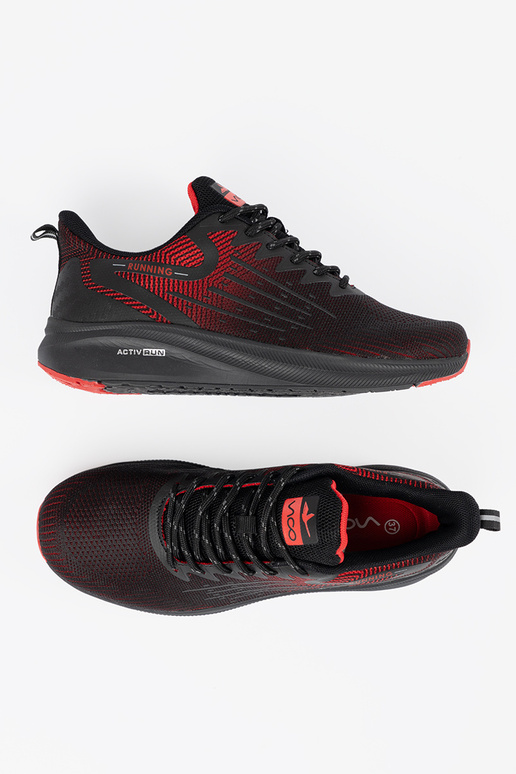 SchZuarz und-Rot Sportschuhe do biegania SchZuarz und-Rot Sportschuhe do biegania