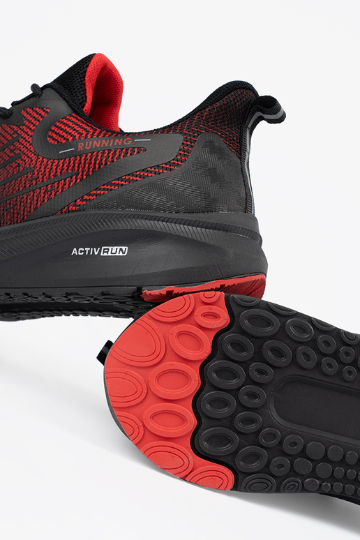 SchZuarz und-Rot Sportschuhe do biegania SchZuarz und-Rot Sportschuhe do biegania