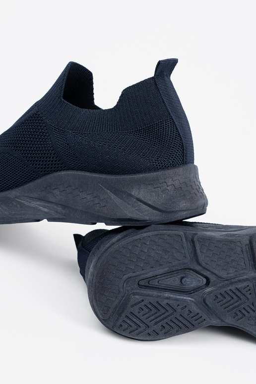 Blaue Damen Sportschuhe mit Verschluss