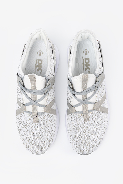 Sportliche weiße-graue Schuhe Sportliche weiße-graue Schuhe