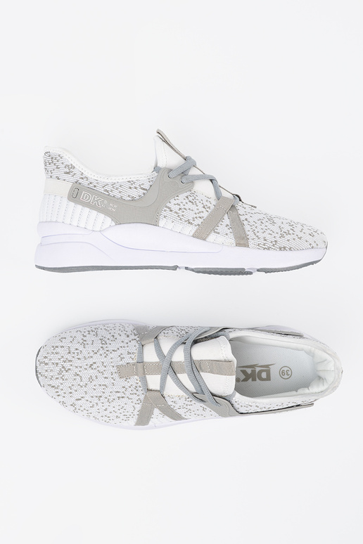Sportliche weiße-graue Schuhe Sportliche weiße-graue Schuhe