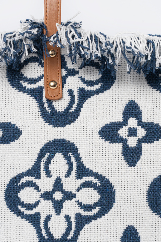 Sac de plage à franges à porter à... Sac de plage à franges à porter à...