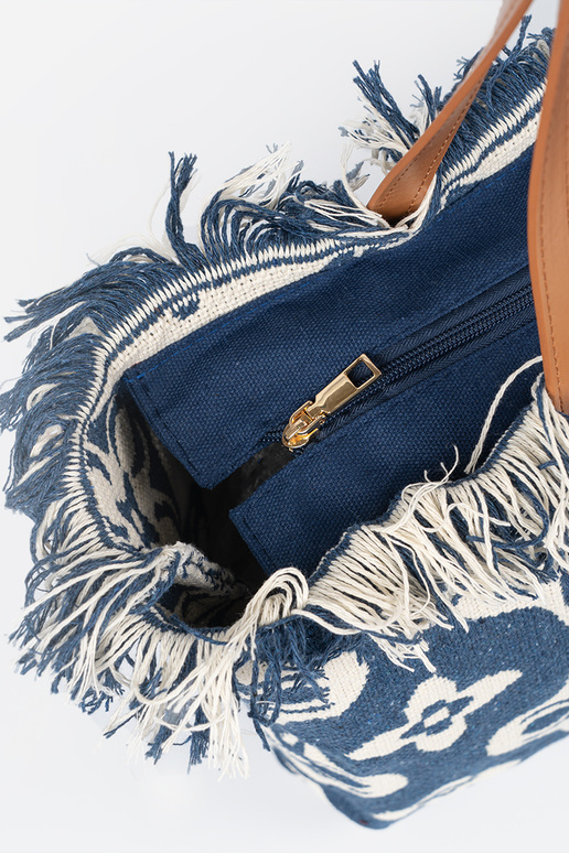 Sac de plage / tote bag à franges Sac de plage / tote bag à franges