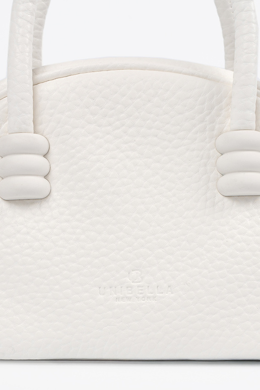 Weiße Geldbörse mit Riemen