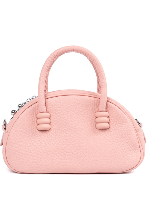 Portefeuille rose avec anses