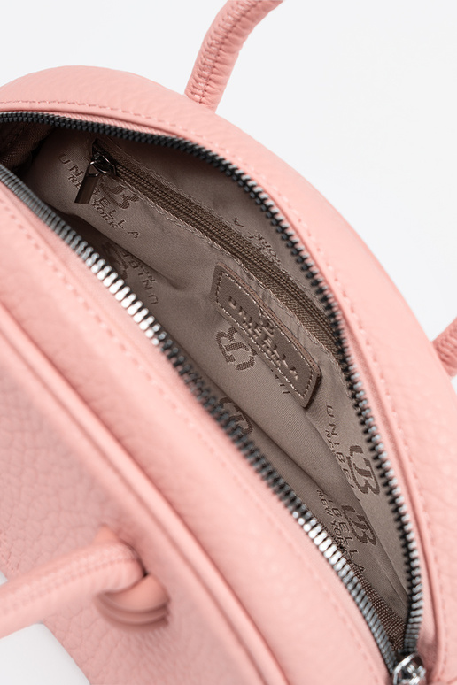 Portefeuille rose avec anses