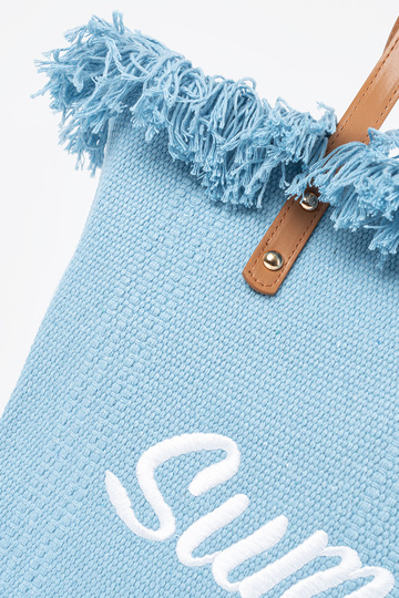 Sac de plage à franges «... 2