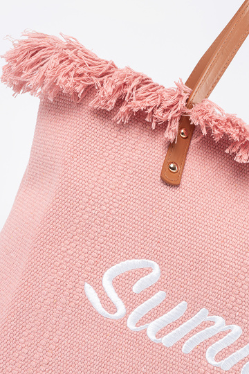 Rosa Strandtasche 2