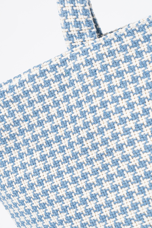 Sac de plage avec motif à carreaux...