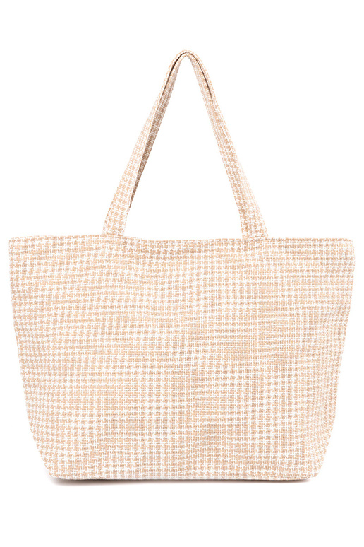 Strandtas / tas met zand- en wit...