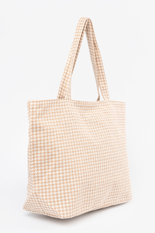 Sac de plage avec motif à carreaux...