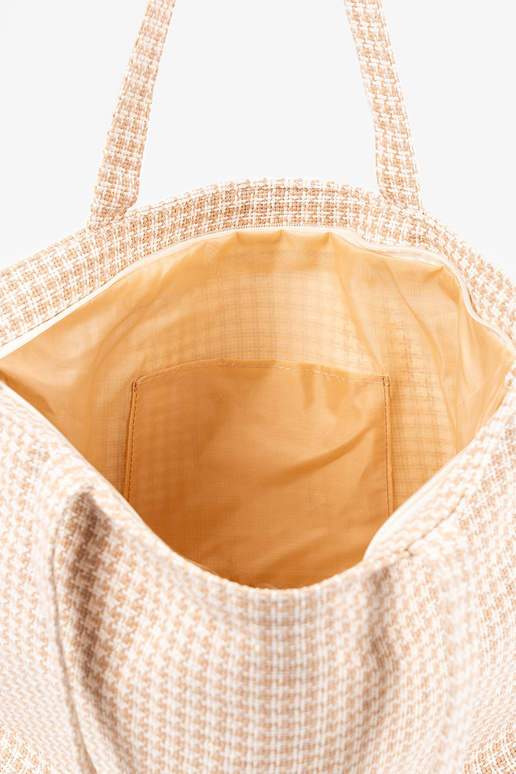 Strandtas / tas met zand- en wit...