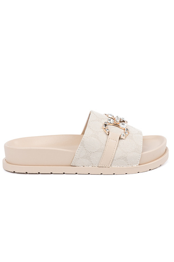 ivoor slippers ze zdobieniem